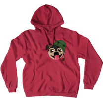 drew_the_pug Hoodies (No-Zip/Pullover)