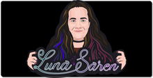 LunaSaren Whitelined Logo XXL Gaming Mousepad