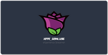 Tappetino Mouse e tastiera (Rosa viola con scritta