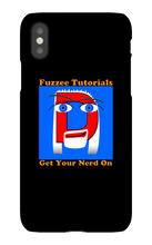 Fuzzee Tutorials Logo w/ Text iPhone Cases