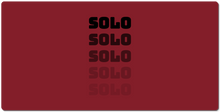 Fading Solo Text XXL Gaming Mousepad