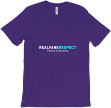 RealFans Respect Female Streamers T-Shirts