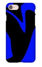 Dark Blue and Black iPhone Case