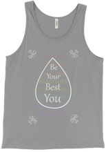 Be Your Best You Tank Top (WHT ink)