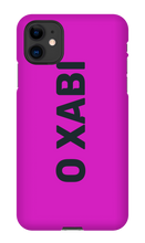 O Xabi iPhone Phone Cases - Logo OXabi Black
