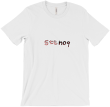 limited time stenoq text T-shirt
