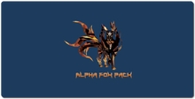 Alpha Fox Pack (Dark/Orange) XXL Gaming Mousepad