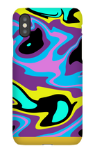 80's swirl iPhone Phone Cases
