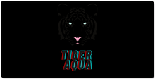 XXL Gaming Mousepad Tiger Aqua