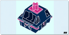 Switch With a Cyan Back-round