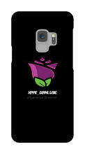 Cover Samsung (Rosa viola con scritta)