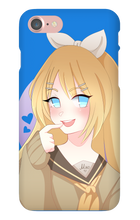 miko_ribbit iPhone Phone Cases (art by dellelone)