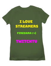 T-shirt I love back streamers