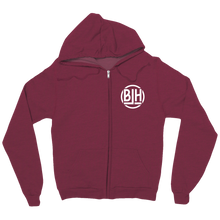 Veste Zip Logo BLH blanc