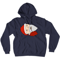 Defeated Santa Hoodie (No-Zip/Pullover)