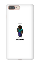 Rock hard iPhone Phone Cases