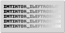 imtiktok_ileftroblox XXL Gaming Mousepad