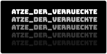 Atze_der_Verrueckte XXL Gaming Mousepad