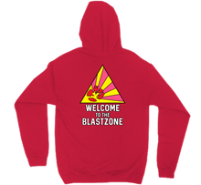 Welcome to the Blastzone Hoodies Back Print