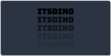 ItsDino Faded XXL Mousepad