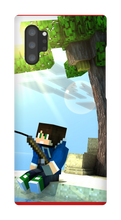 Case para Samsung Minecraft JuaoGL Pescando