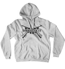 Tommygunntv White Hoodie (No-Zip/Pullover)