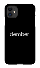 dember Text Phone Case (iPhone)