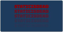 staticisdead XXL Gaming Mousepad