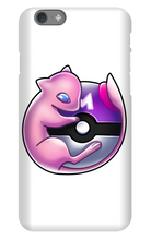 Mew on Master Ball iPhone Case