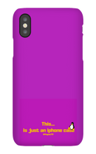 This is just an iPhone case