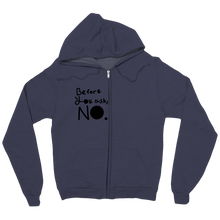 No. Zip Up Hoodie