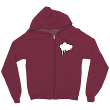 Jet Logo Corner zip up hoodie