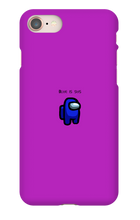 Blue is sus iPhone Phone Cases