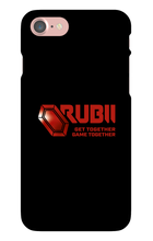 Rubii iPhone Phone Cases (red logo)