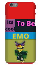 Its Cool To Be EMO iPhone Case(Color Bright  FTX)