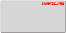 cryptic_tvz XXL Gaming Mousepad