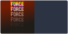 Force Left Handed Gaming Mousepad (XXL)