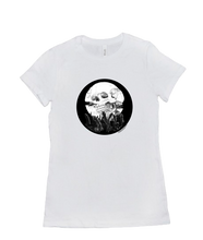 Skull Moon womens tshirt