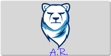 Fierce Polar Bear Gaming Mousepad (w/signature)