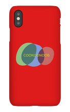 Cookoonoob iPhone Case  (ElizabethCamdenDesign)