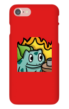This Is Fine Bulbasaur iPhone Phone Cases