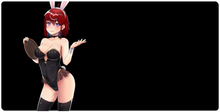 Bunny Cerise XXL Gaming Mousepad
