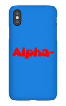 Alpha- iPhone Phone Case