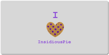 I PIeHeart InsidiousPie XXL Gaming Mousepad