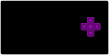 Purple D-Pad Gaming Mousepad