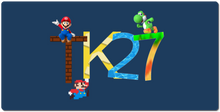 TK 27 logo XXL Gaming Mousepad