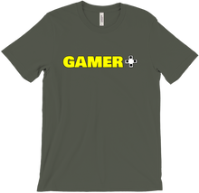GAMER yellow print T-Shirts