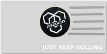 Just Keep Rolling Gaming Mousepad