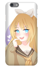 miko_ribbit iPhone Phone Cases (art by dellelone)