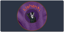 XXL Mauspad: UshantiTV (Large Logo with Text)